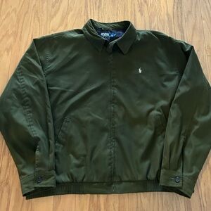 Polo Ralph Lauren Vintage Y2K Olive Green Jacket Size XL